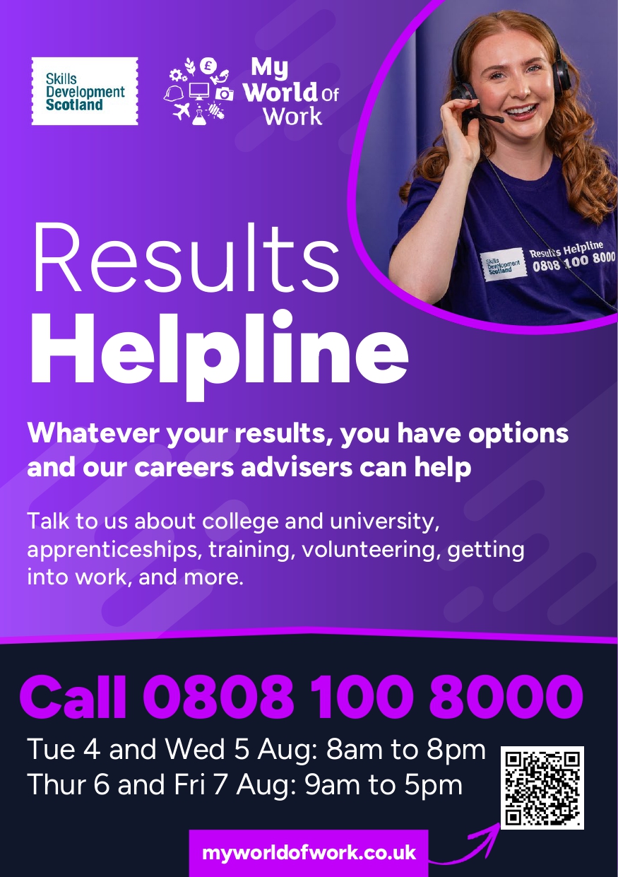 Skills Development Scotland Exam Helpline